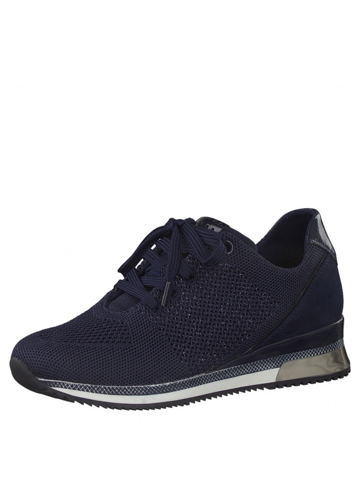 MarcoTozzi | Navy Sparkle Trainer