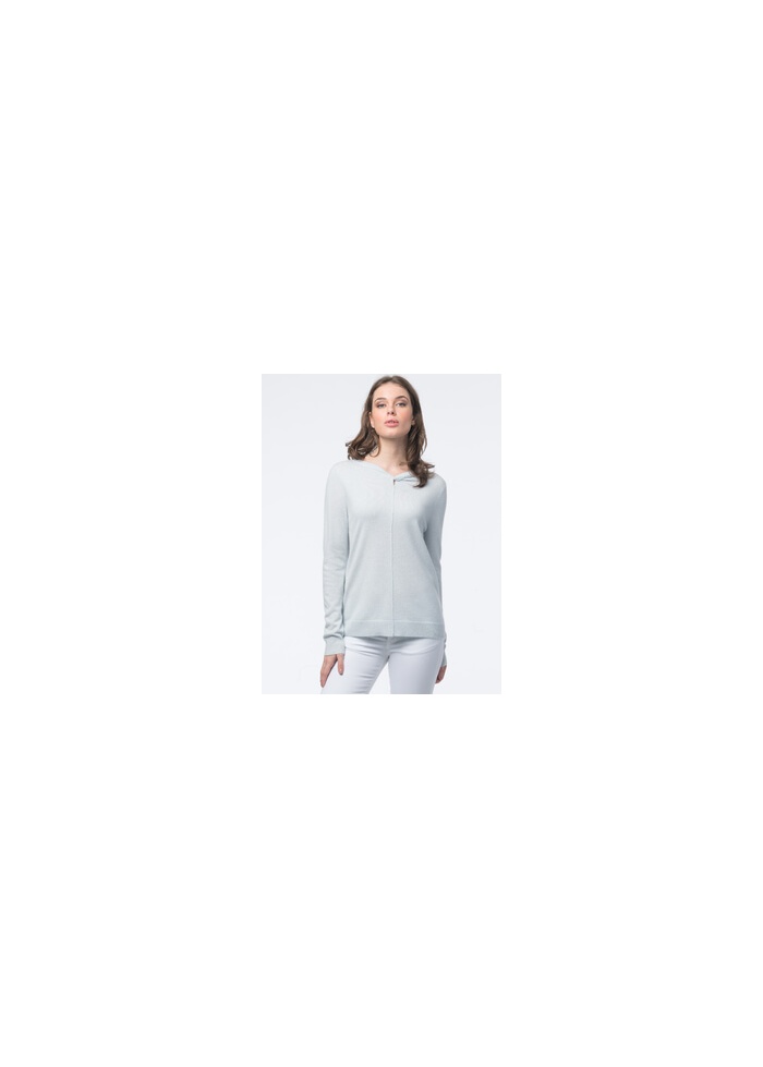 Cashmere & Silk Twist Neck Jumper