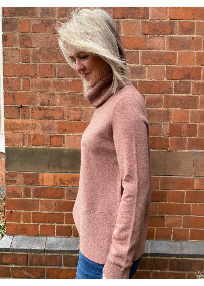 Repeat | Cashmere mix roll neck