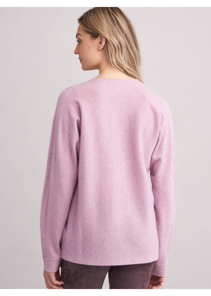 Cashmere Wool Blend V-Neck Jumper