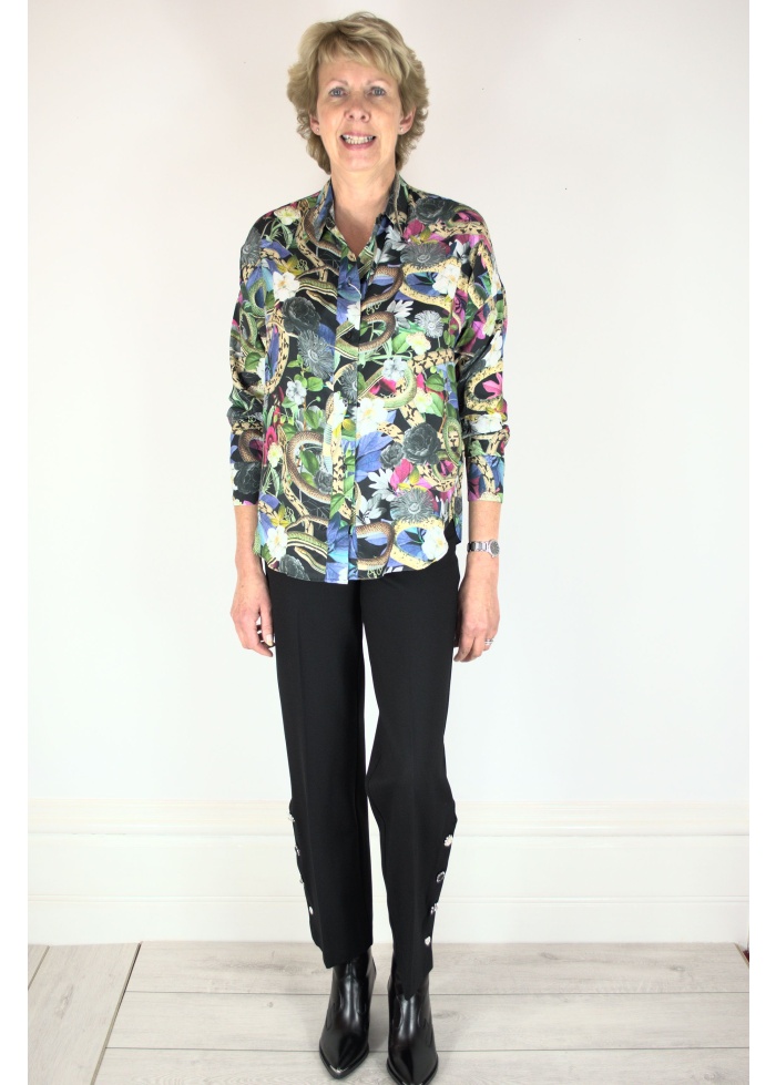 Vilagallo | Elsa Shirt Sesha Black