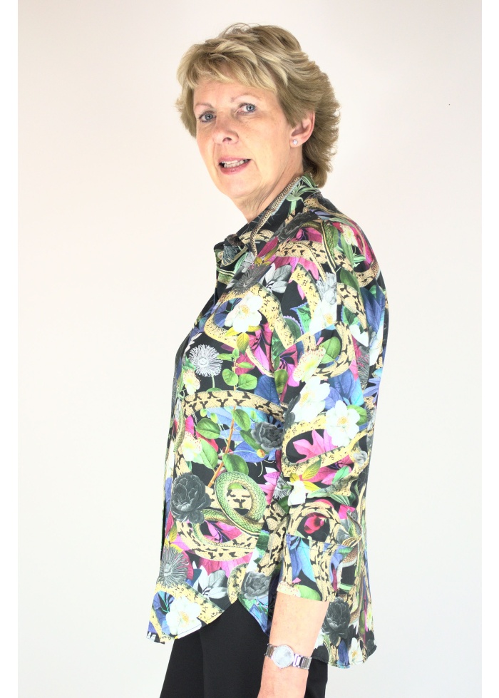 Vilagallo | Elsa Shirt Sesha Black