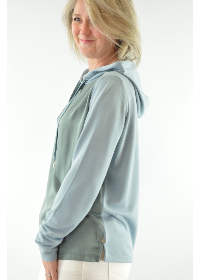 Milano | Satin Front Hoody