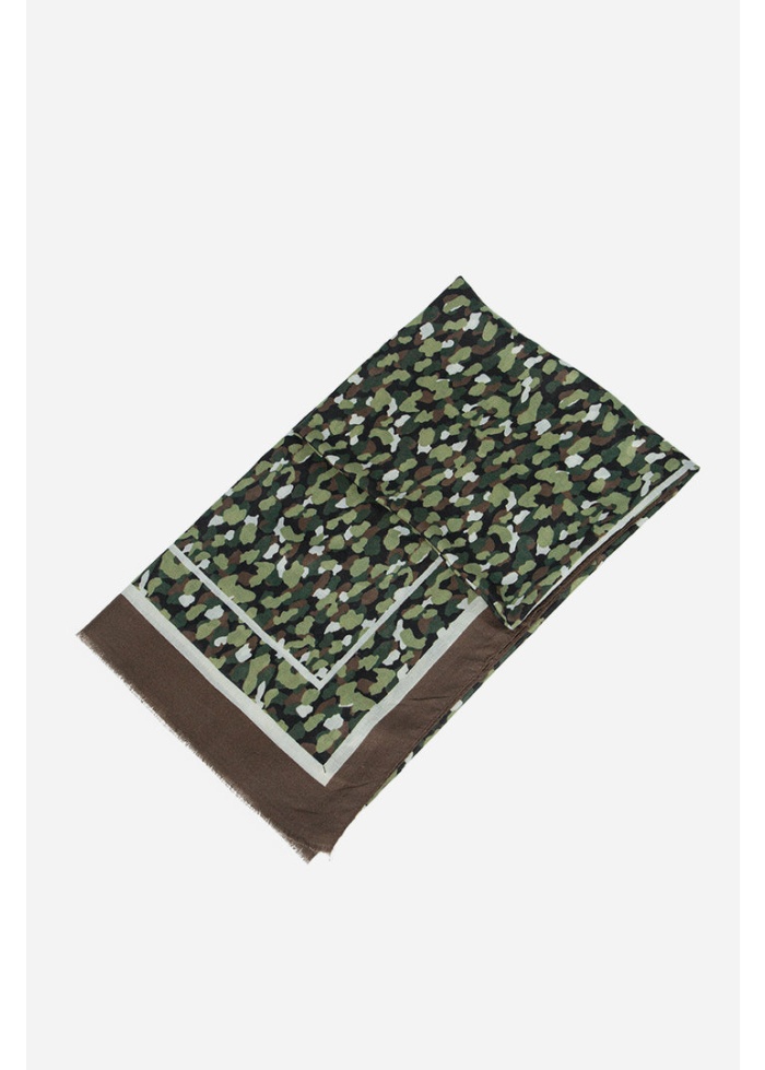 MissShorthair | Khaki Camouflage Scarf