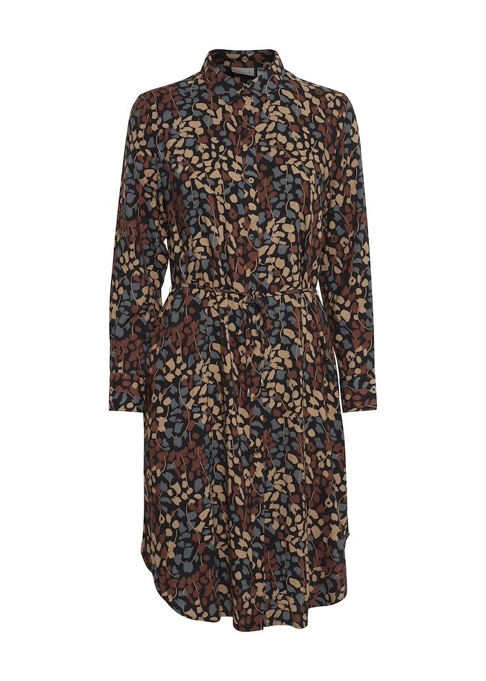 Fransa | Print Shirt Dress