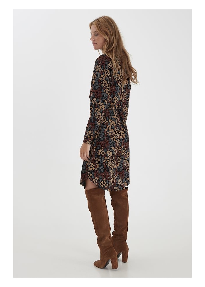 Fransa | Print Shirt Dress
