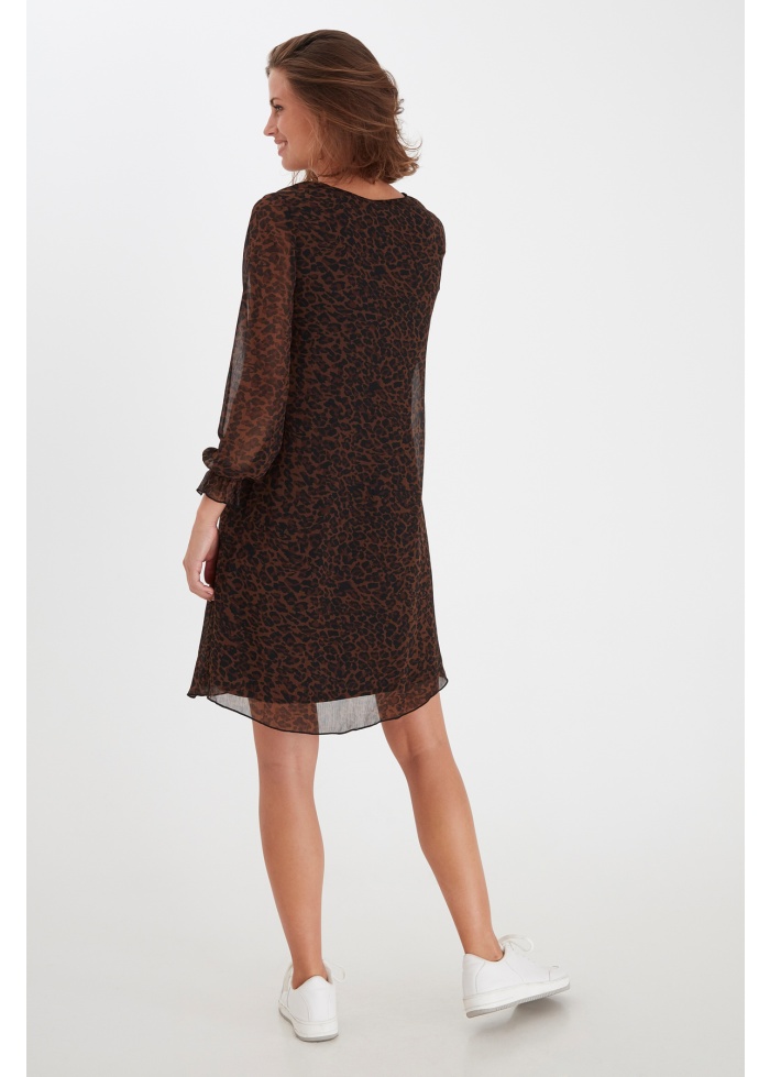 Fransa | Animal Print Dress