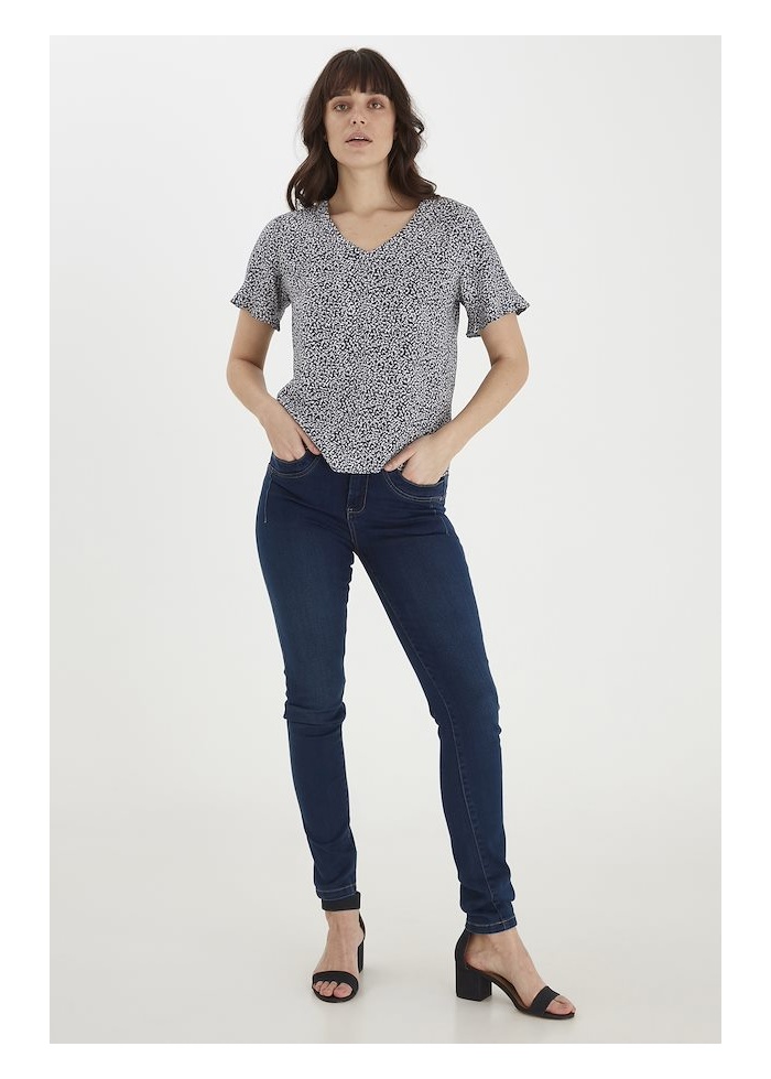 Fransa | V-Neck Blouse