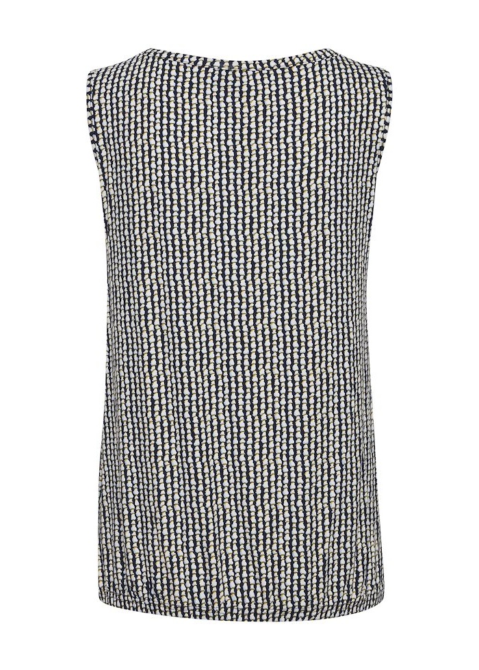 Fransa | Sleeveless Jersey Top