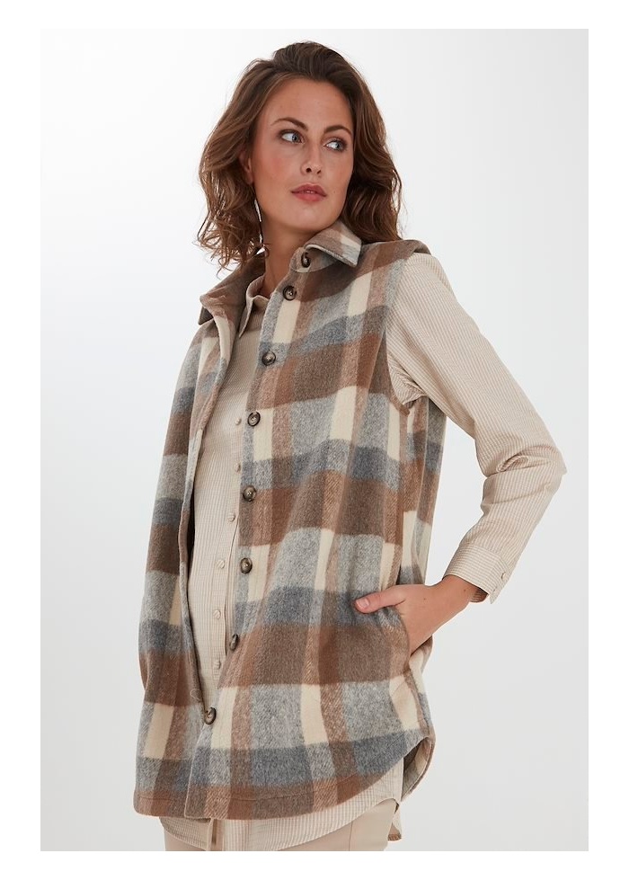 Fransa | Check Waistcoat