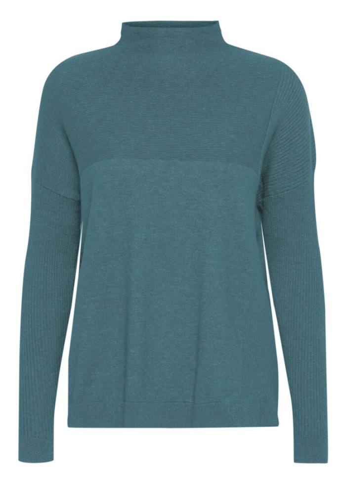 Fransa | Fine Ribbed Turtleneck