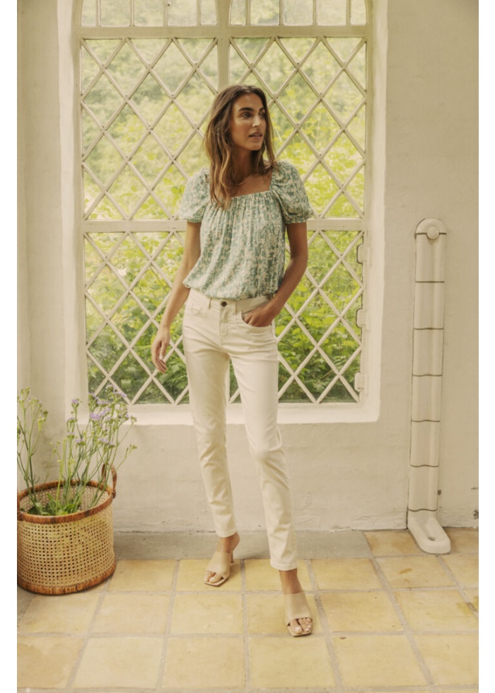 Fransa | Printed Blouse