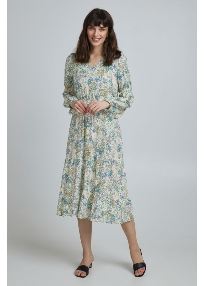 Fransa | Flower Midi Dress