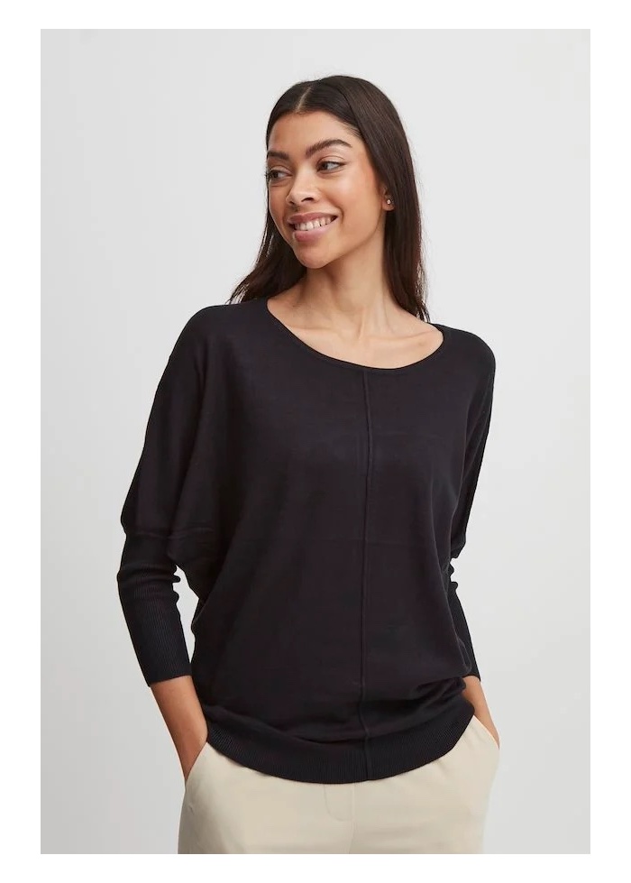 b.young | ByPimba Black Pullover