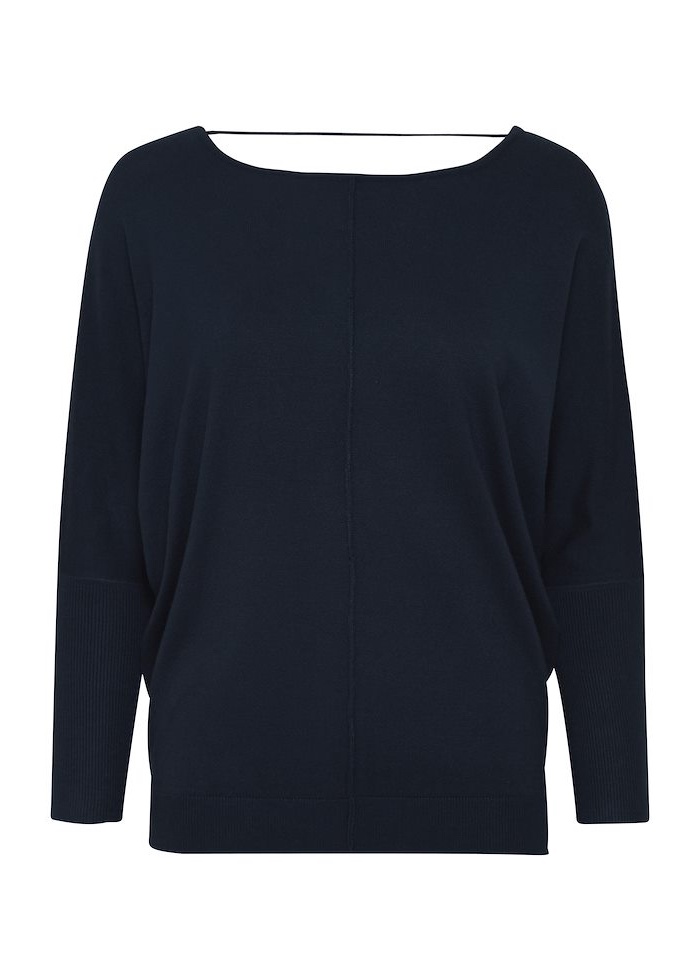 b.young | ByPimba Navy Batwing Jumper
