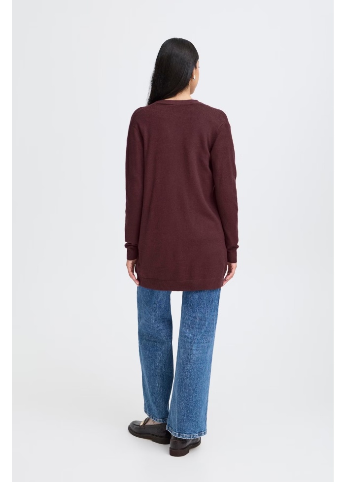 b.young | ByNonina Plum Cardigan