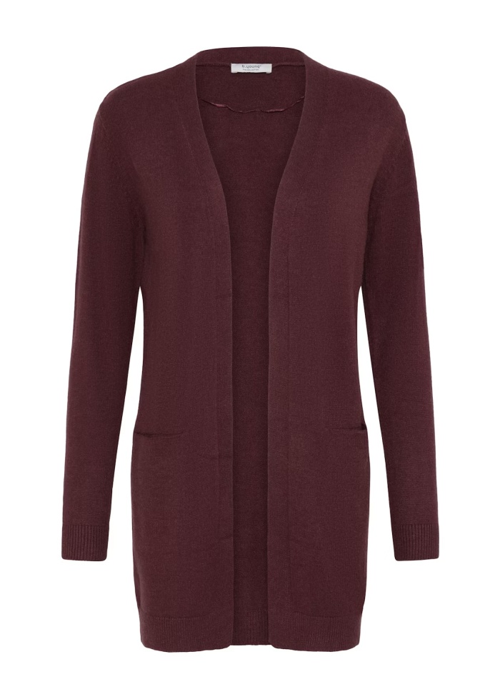 b.young | ByNonina Plum Cardigan
