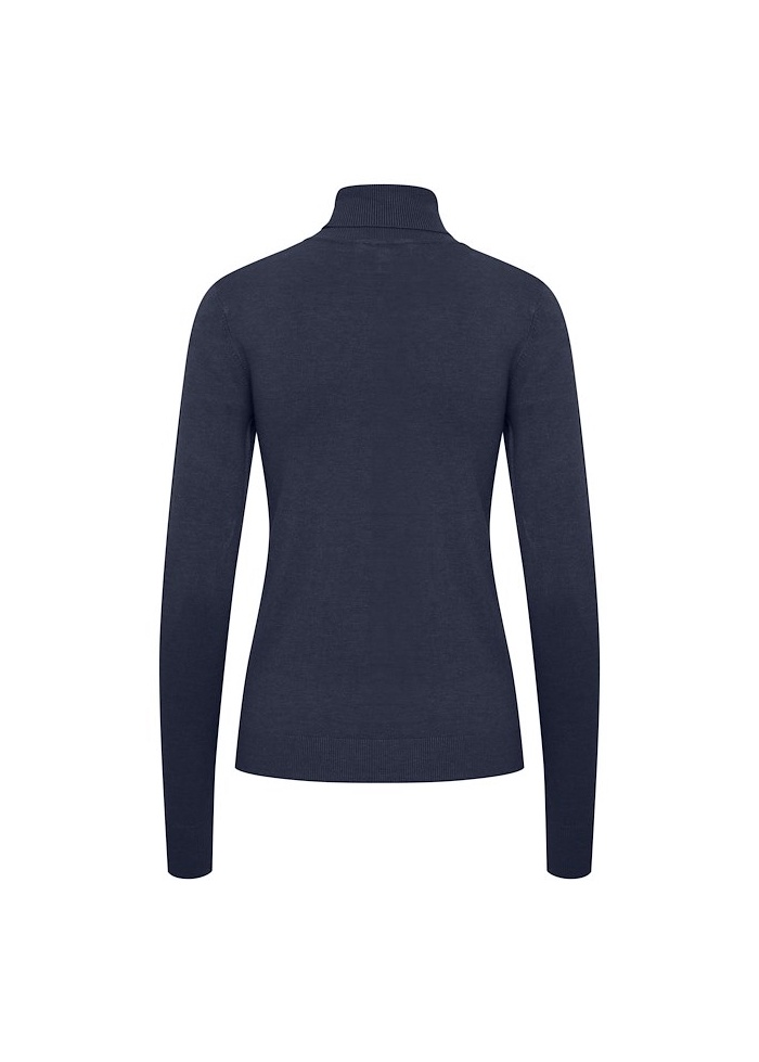 b.young | ByMmorla Navy  Roll Neck Jumper