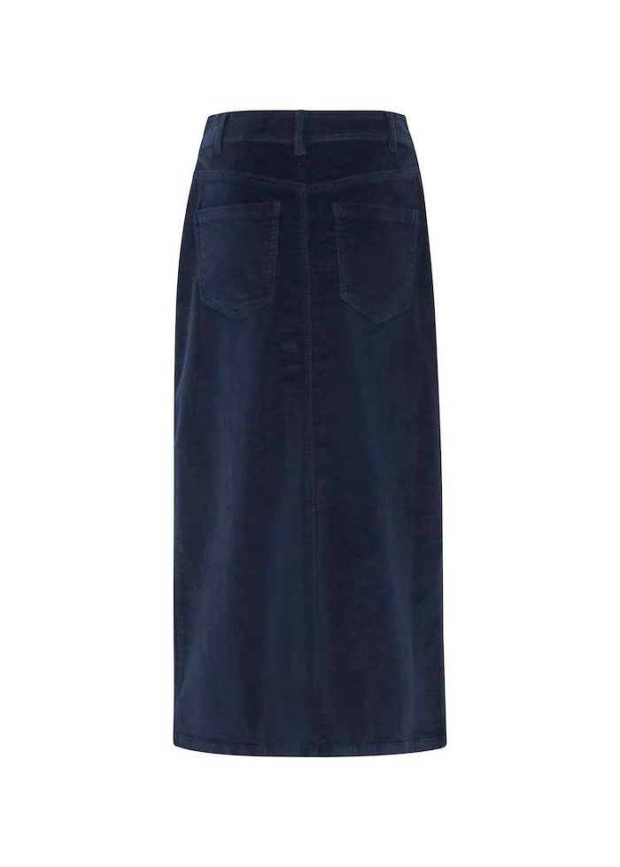b.young | ByDasik Navy Cord Skirt