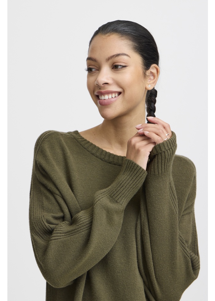 b.young | ByManina Khaki Jumper