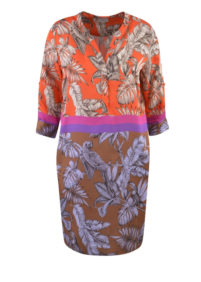 Milano | Tropical Print Dress