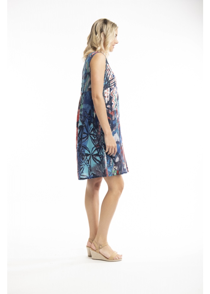 Orientique | Tribal Shift Flare Dress