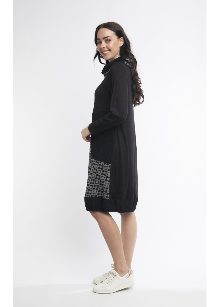 Orientique | Mozart Asymmetric Patch Dress