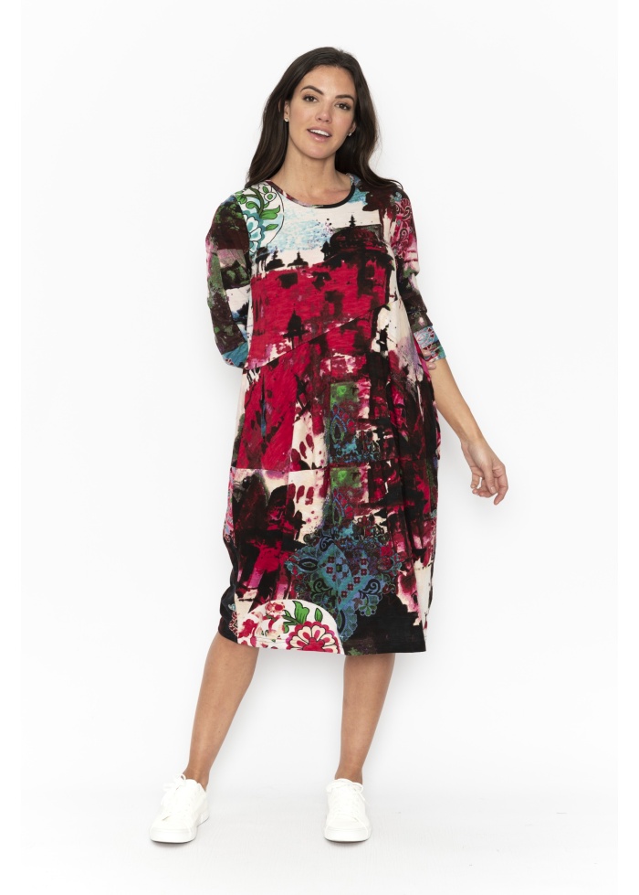 Orientique | Bubble Dress Raj Print