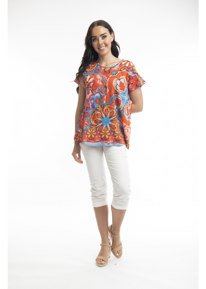 Orientique | Cotemporary T-Shirt Ceramic Red