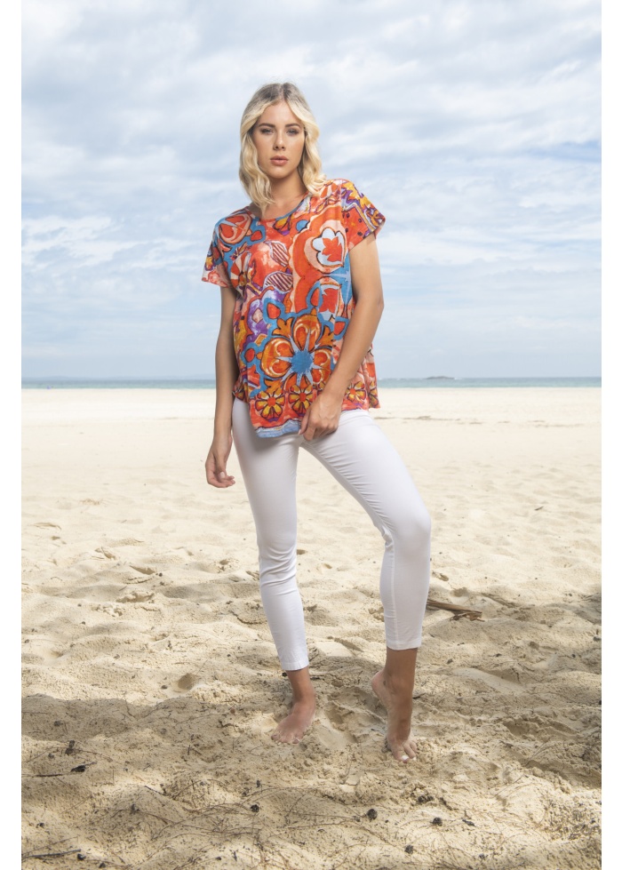 Orientique | Cotemporary T-Shirt Ceramic Red