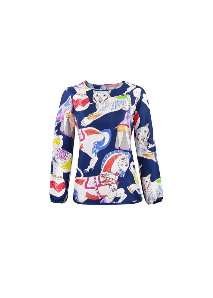 Dover Circus Silk Top