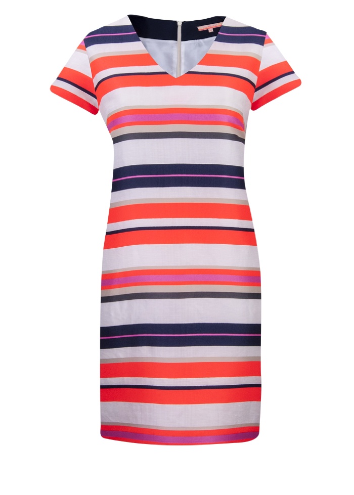 Magda Fluor Stripe Dress