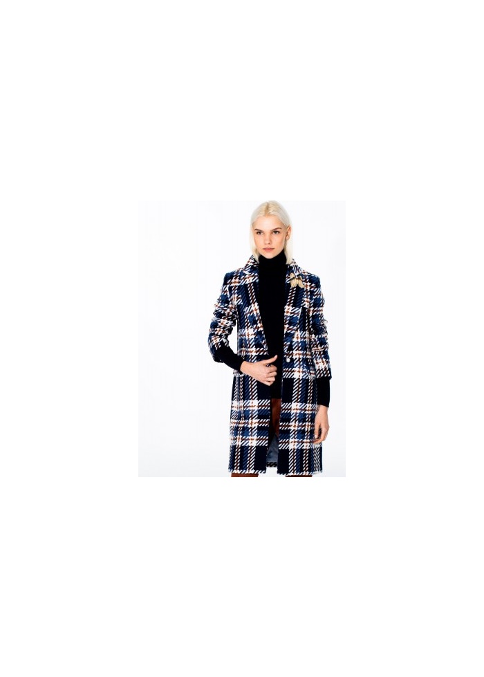 Aricia Coat Lombard Check