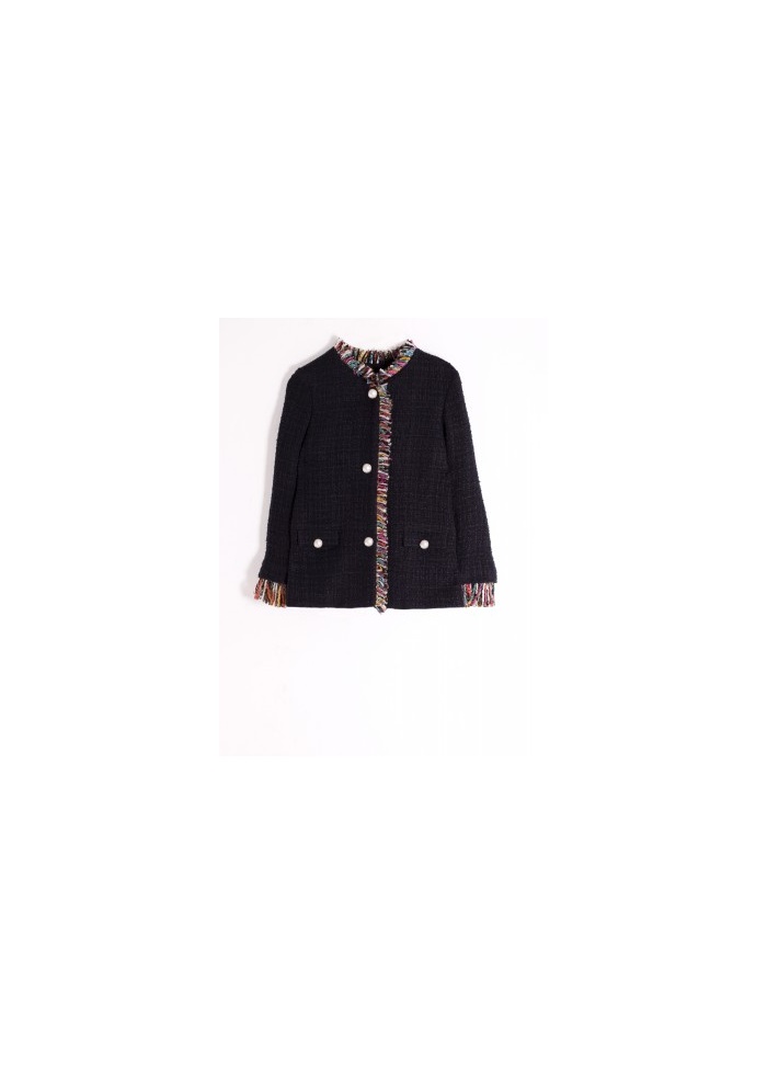 Paula Jacket Navy Winter Mandelain