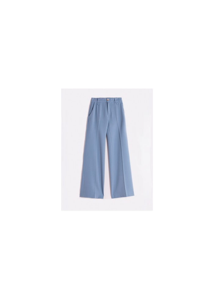 Pantalon Uma Blue Crepe