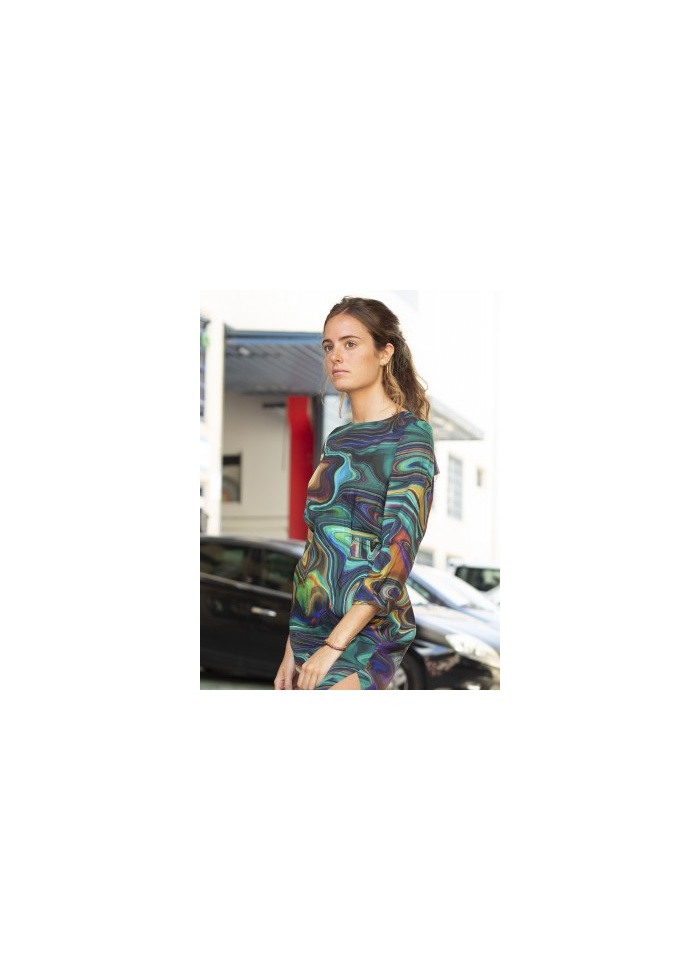 Vilagallo | Lindsey Dress Winter Marble