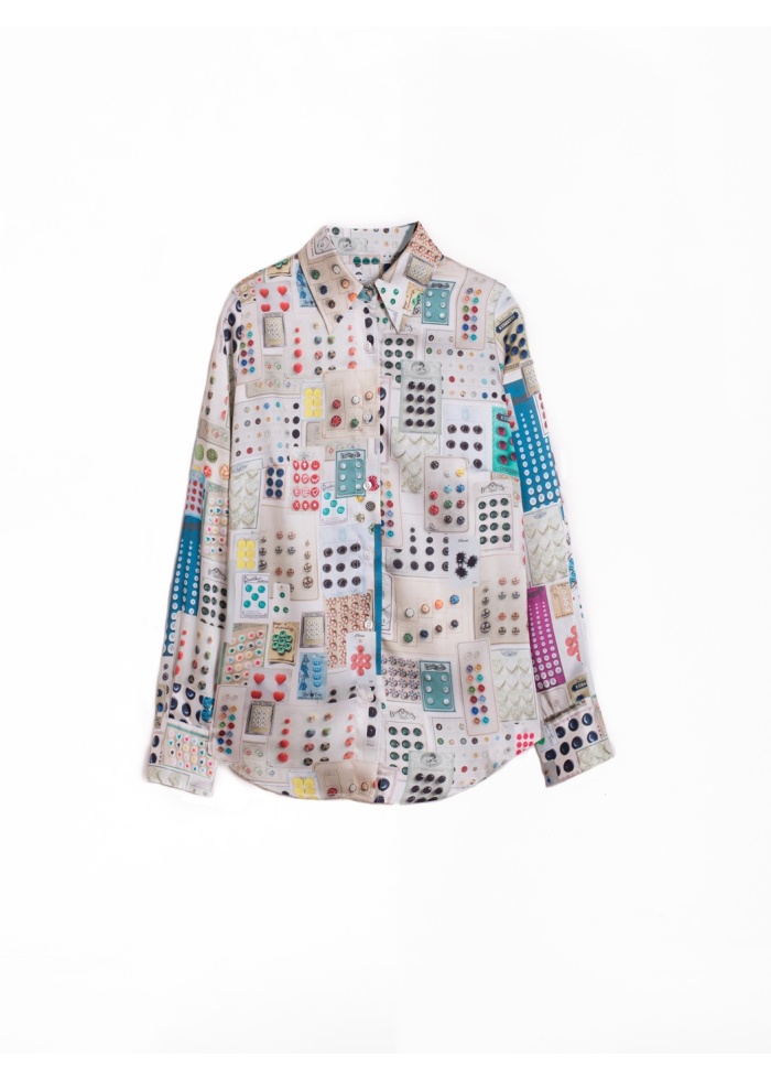 Vilagallo | Mafalda Button Print Shirt