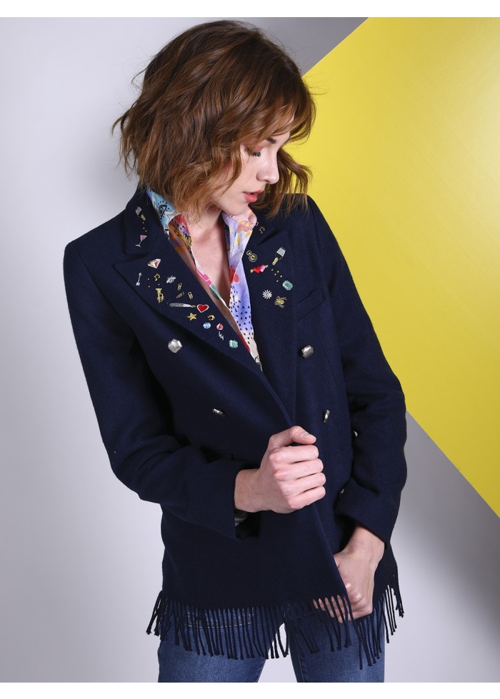 Vilagallo | Tiffany Fringe Jacket