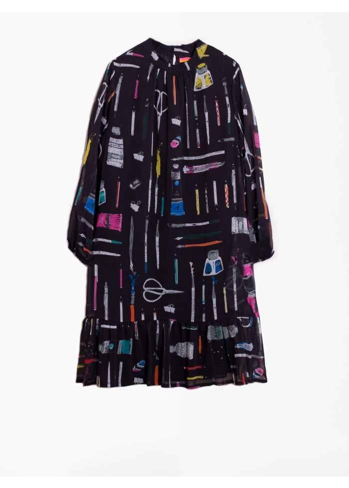 Vilagallo | Lina Dress Black Make Art