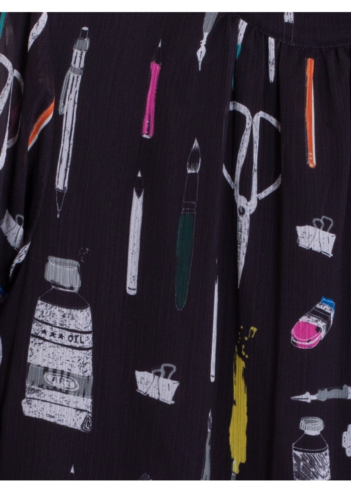 Vilagallo | Lina Dress Black Make Art