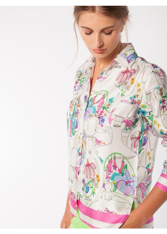 Vilagallo | Irina Message In A Bottle Shirt