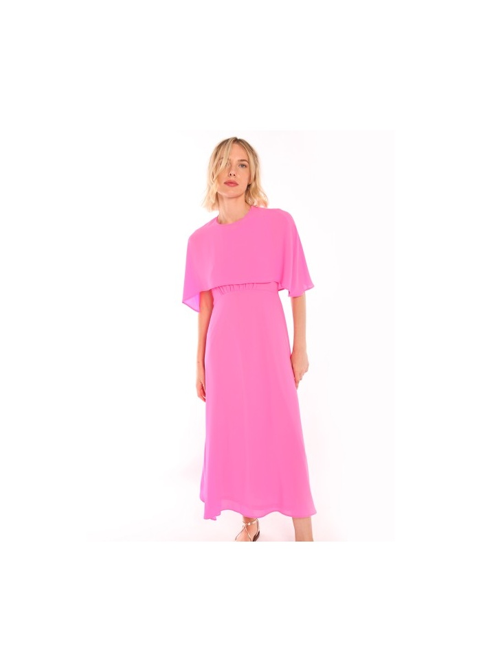 Vilagallo | Gracie Pink Georgette Dress