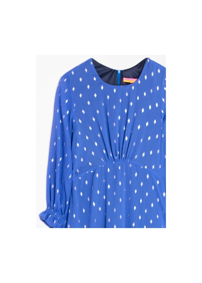 Vilagallo | Kara Dazzling Blue Dress