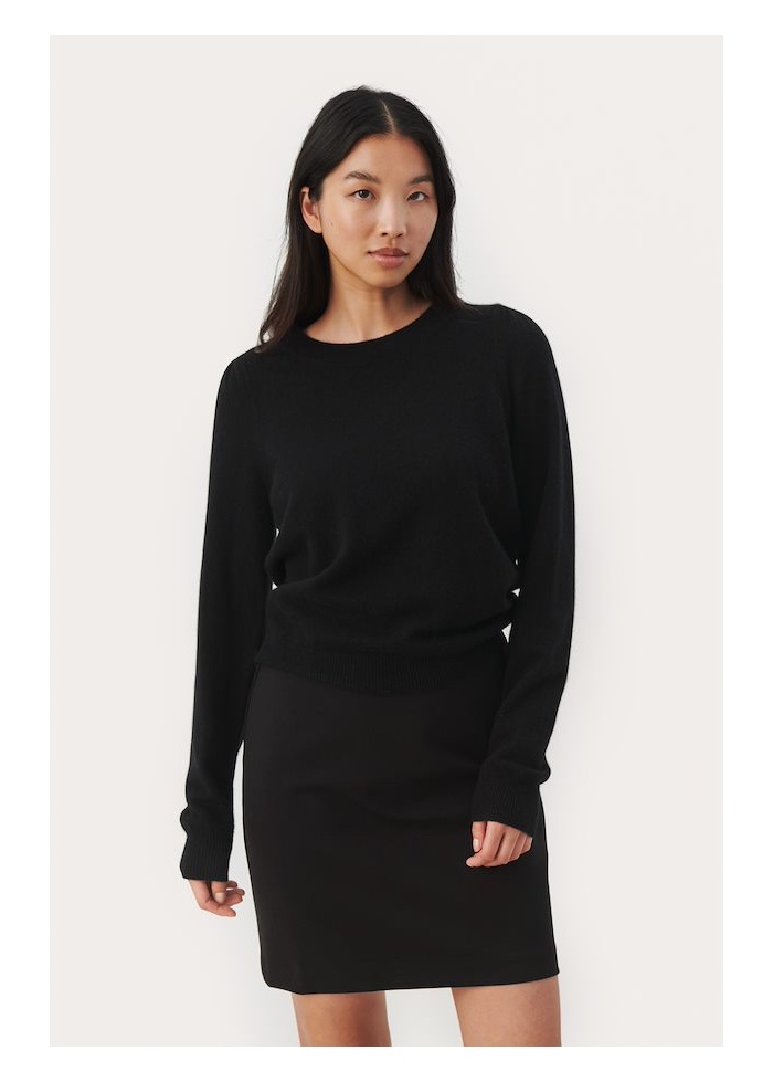 Part Two | Evina Black Cashmere Jumper