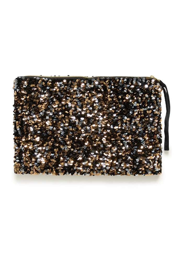 Part Two | Denia Bronze Clutch Bag