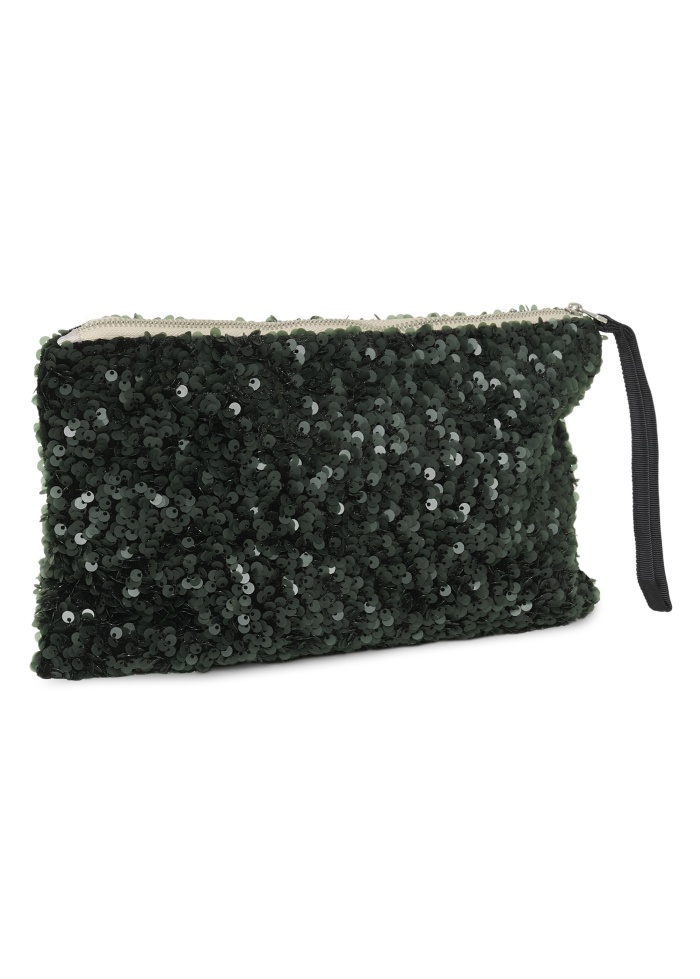Part Two | Denia Green Clutch Bag