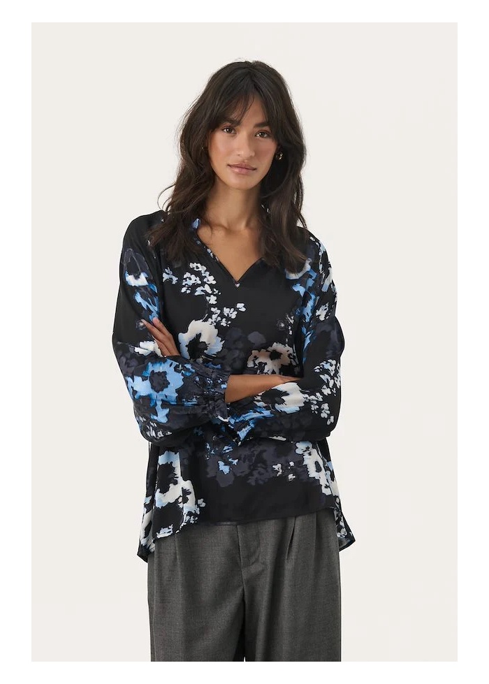 Part Two | Elsia Blouse Black Print