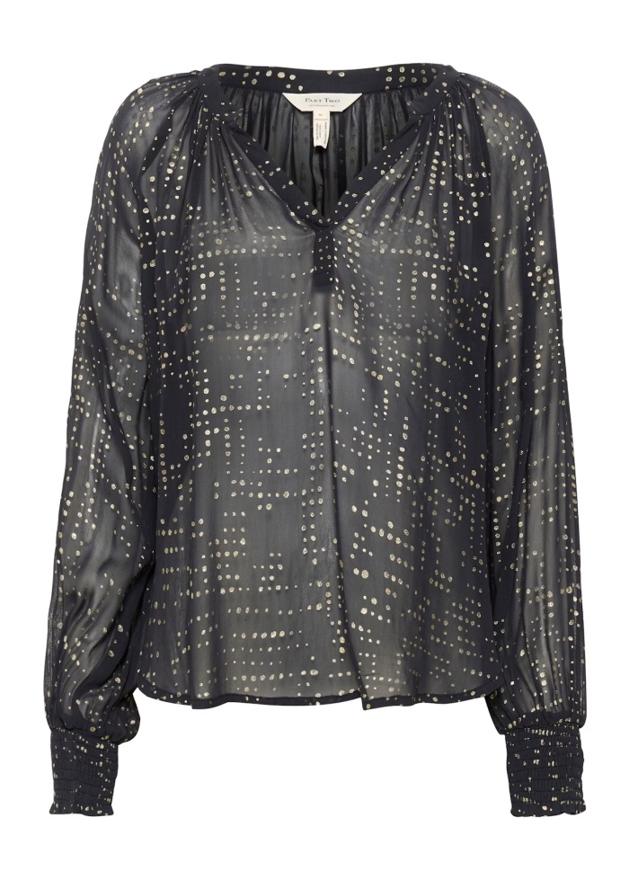 Part Two | Tennie Navy Blouse