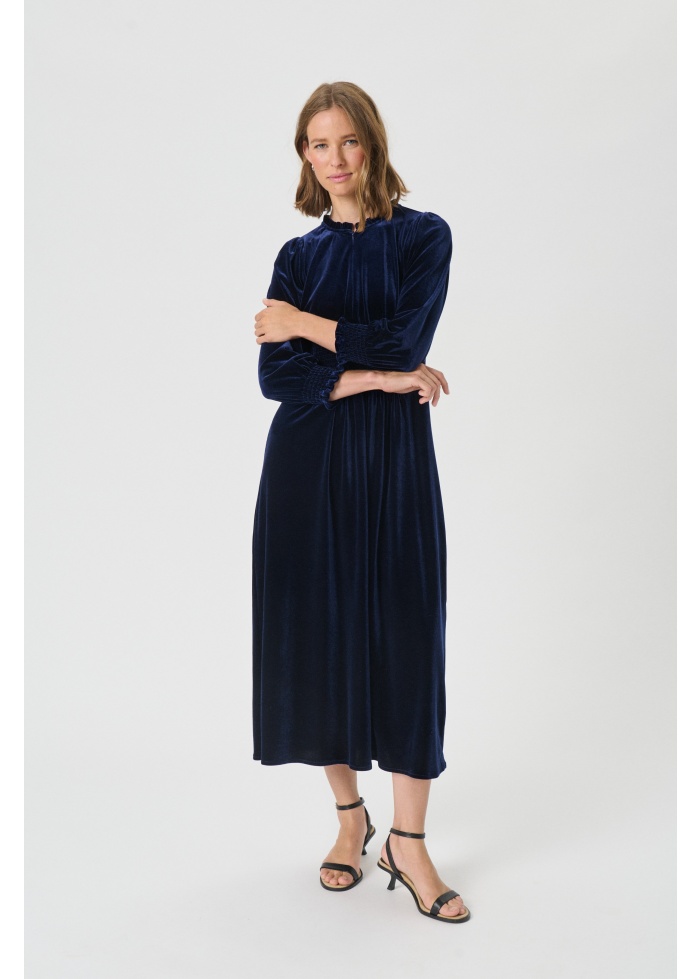 Part Two | Vanissa Navy Velvet Dress