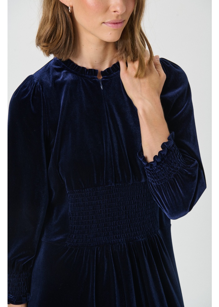 Part Two | Vanissa Navy Velvet Dress